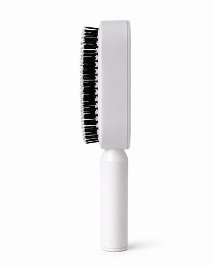 Push-to-clean Haarbürste – Selbstreinigend & zeitsparend